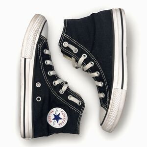 Converse Black Chuck Taylor All Star High-Top Sneakers  Youth Size 2 Streetwear